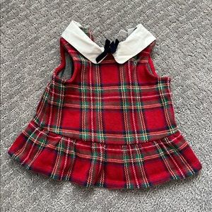 Janie and Jack plaid set